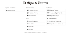 Desktop Screenshot of intranet.elsiglodetorreon.com.mx