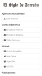 Mobile Screenshot of intranet.elsiglodetorreon.com.mx